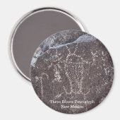 Three Rivers Petroglyph Magnet (Vorderseite/Rückseite)