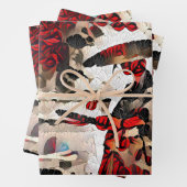 Three Ronin von NFT Artisans Geschenkpapier Set (Beispiel)