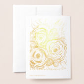 Three Rosas Folienkarte (Rückseite mit Umschlag)