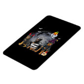 Three Rottweilers Satan Witch Mummy Halloween Cost Magnet (Linke Seite)