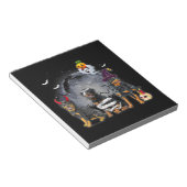 Three Rottweilers Satan Witch Mummy Halloween Cost Notizblock (angewinkelt)
