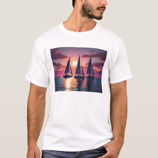 Three Sailing Amigos T-Shirt (Vorderseite)