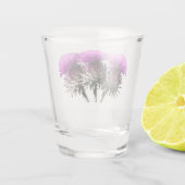Three Scottish Thistles Schnapsglas (Rückseite)