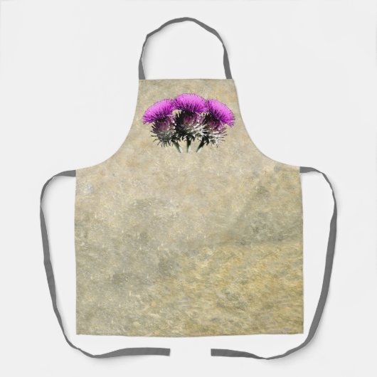 Three Scottish Thistles Schürze (Vorderseite)