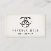 Three Serpents Halloween Visitenkarte (Vorderseite)