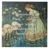 THREE SHEEP THANKFUL TILE FLIESE (Vorderseite)