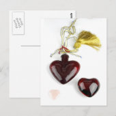 Three Shiny Hearts Postkarte (Vorne/Hinten)