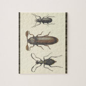 Three Side-By-Side Insects Puzzle (Vertikal)