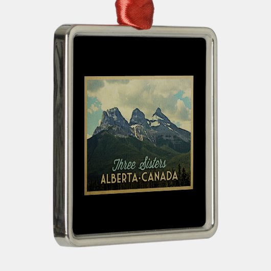Three Sisters Alberta Canada Ornament Aus Metall (Rechts)