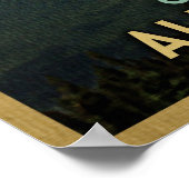 Three Sisters Alberta Canada Poster (Ecke)