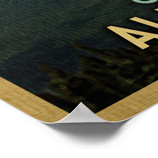 Three Sisters Alberta Canada Poster (Ecke)