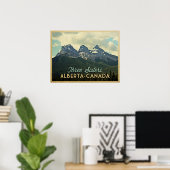 Three Sisters Alberta Canada Poster (Heimbüro)