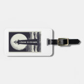 Three Sisters Lighthouse Massachusetts Moon Gepäckanhänger (Vorderseite horizontal)