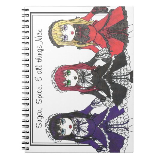 Three Sisters Notebook Notizblock (Vorderseite)