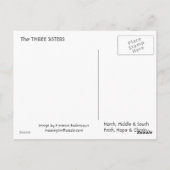 Three Sisters Postkarte (Rückseite)