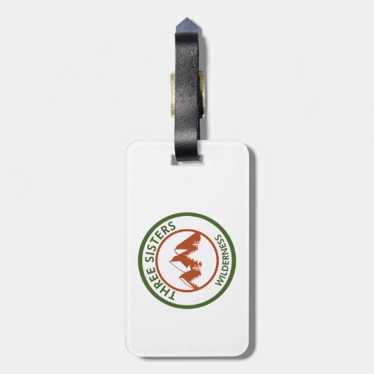 Three Sisters Wilderness Gepäckanhänger (Rückseite vertikal)