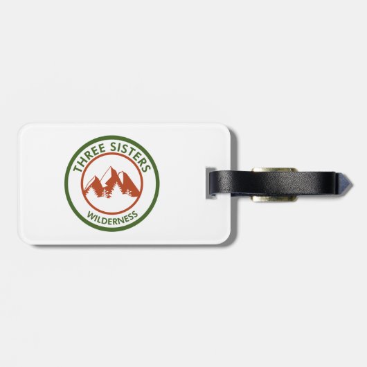 Three Sisters Wilderness Gepäckanhänger (Rückseite horizontal)