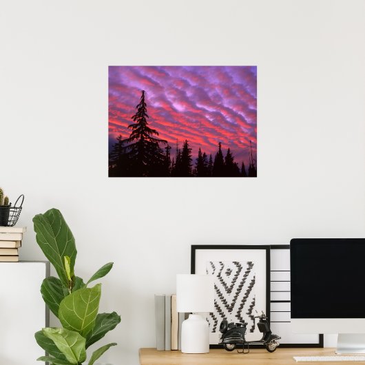 Three Sisters Wilderness, Oregon Poster (Heimbüro)