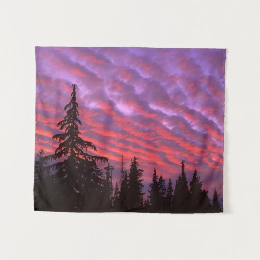 Three Sisters Wilderness, Oregon Wandteppich (Vorderseite (Horizontal))