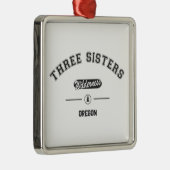 Three Sisters Wilderness Ornament Aus Metall (Rechts)