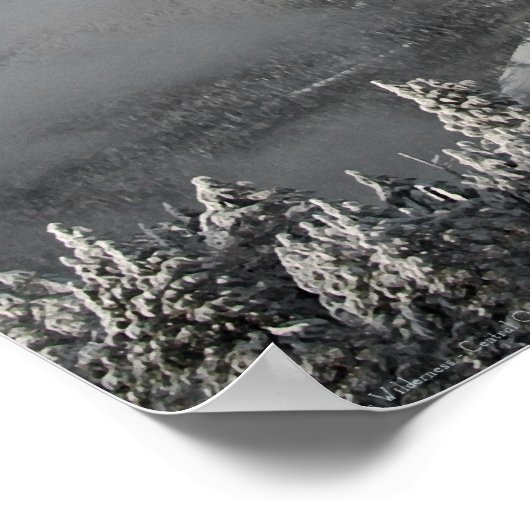 Three Sisters Wilderness Poster (Ecke)