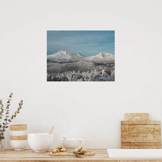 Three Sisters Wilderness Poster (Küche)