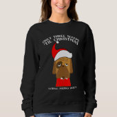 Three Sleeps Until Christmas Insomnia Sweatshirt (Vorderseite)