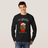 Three Sleeps Until Christmas Insomnia T-Shirt (Vorne ganz)