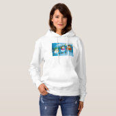 Three Snowman Womens Hoodie (Vorne ganz)