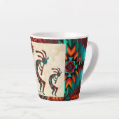 Three Southwest Kokopelli Latte Tasse (Rechte Ecke)