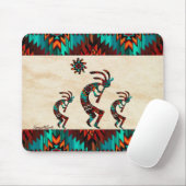 Three Southwest Kokopelli Mousepad (Mit Mouse)