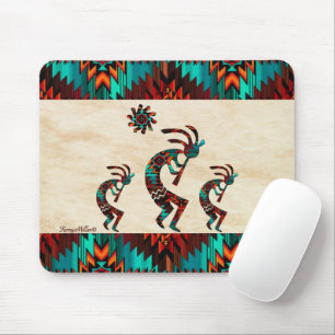 Three Southwest Kokopelli Mousepad