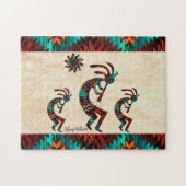 Three Southwest Kokopelli Puzzle (Horizontal)