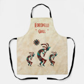 Three Southwest Kokopelli Schürze (Vorderseite)