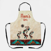 Three Southwest Kokopelli Schürze (Vorderseite)