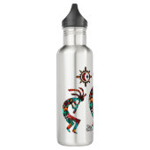 Three Southwest Kokopelli Stainless Steel Water B Edelstahlflasche (Links)