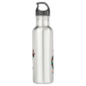 Three Southwest Kokopelli Stainless Steel Water B Edelstahlflasche (Rückseite)