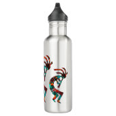 Three Southwest Kokopelli Stainless Steel Water B Edelstahlflasche (Rechts)