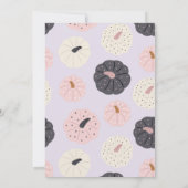 Three Spirit Boho Halloween Ghost 3. Geburtstag Einladung (Rückseite)