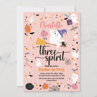 Three Spirit Girl 3. Geburtstags-Halloween-Party