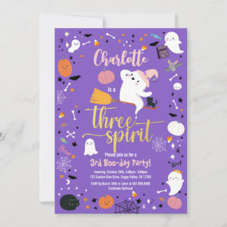 Three Spirit Girl 3. Geburtstags-Halloween-Party