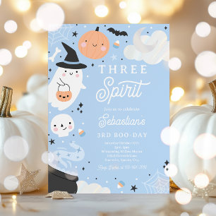 Three Spirit Halloween Ghost 3. Geburtstags-Party Einladung