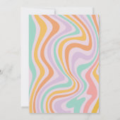 Three Spirit Retro Halloween-Party Dritter Geburts Einladung (Rückseite)