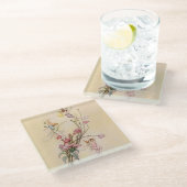 “Three Spirits Mad With Joy” by Warwick Goble Glasuntersetzer (Schrägansicht)