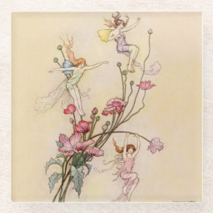 „Three Spirits Mad With Joy“ von Warwick Goble Glasuntersetzer