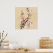 "Three Spirits Mad With Joy" von Warwick Goble Poster (Küche)