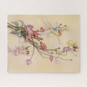 „Three Spirits Mad With Joy“ von Warwick Goble Puzzle (Horizontal)