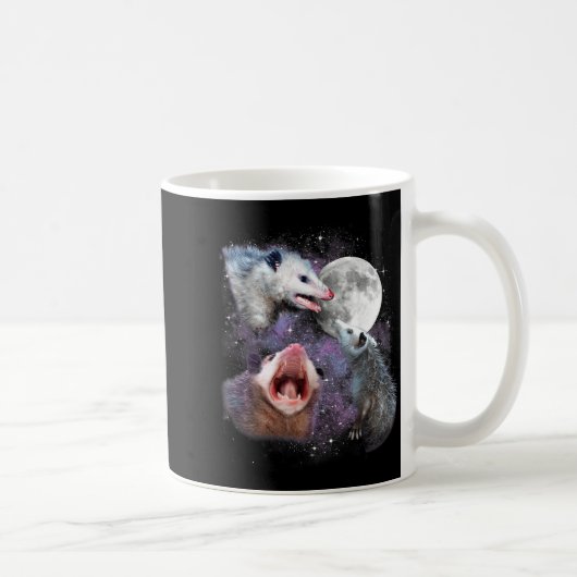 Three Ssums Moon 3 Osums Dead Moon Weird Cursed Me Kaffeetasse (Rechts)