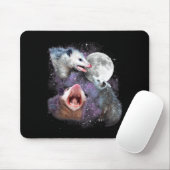 Three Ssums Moon 3 Osums Dead Moon Weird Cursed Me Mousepad (Mit Mouse)