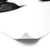 Three Stone Round Benches Snow Photo Enlargement Fotodruck (Ecke)